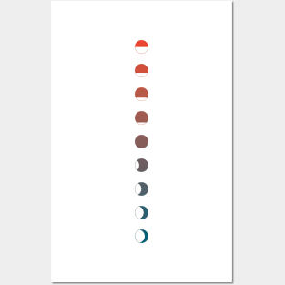 Sunset to Moonrise (Front Design) Posters and Art